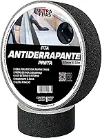 Faixa Fita Lixa Antiderrapante 50 mm X 30 Metros - Preta para Escadas Rampas Degraus Áreas Externas Internas Piso Garagem - Ultra Fitas