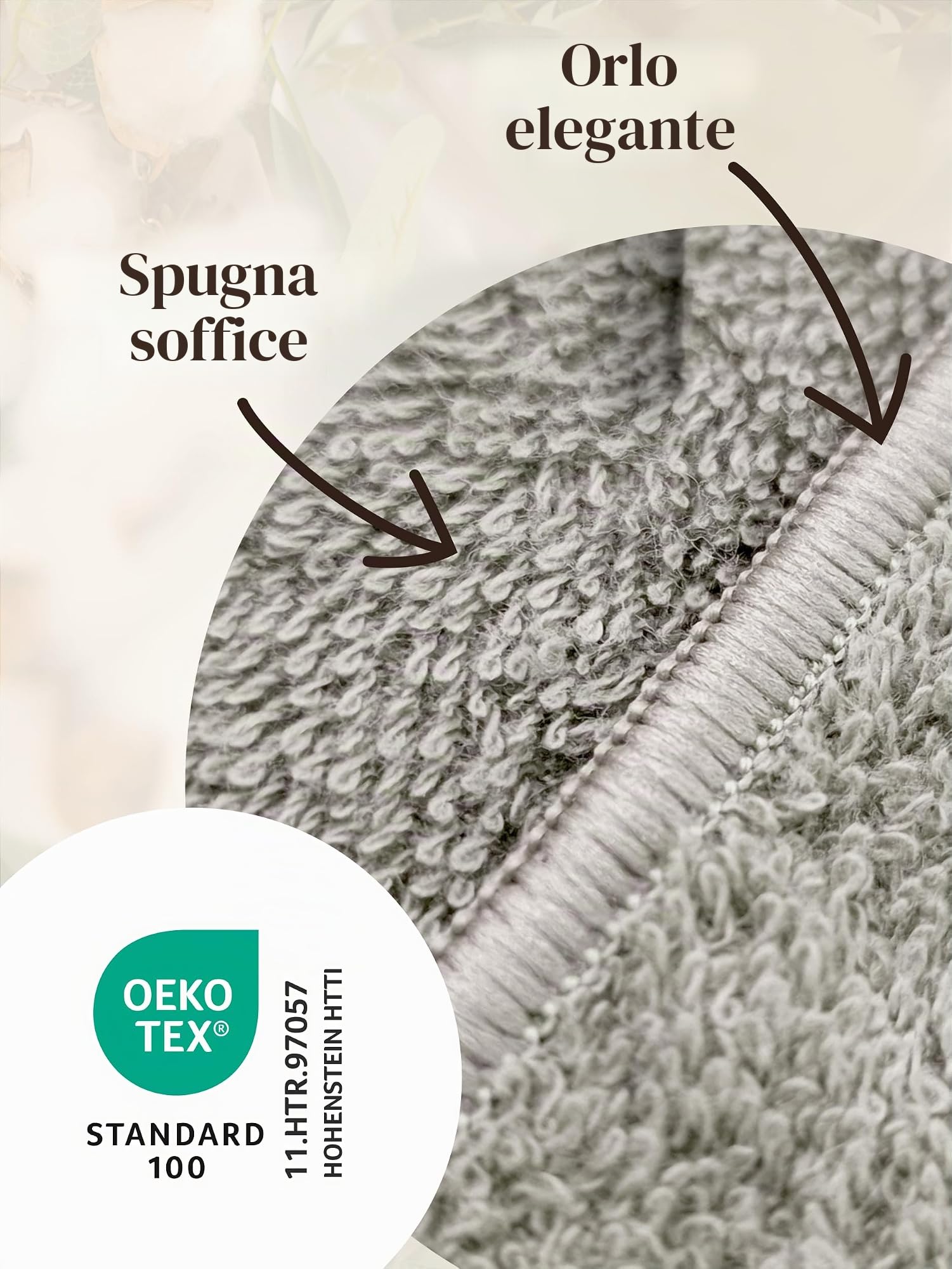 Accappatoio da donna con cappuccio | extra lungo e leggero | 100% cotone spugna | certificato OEKO-TEX