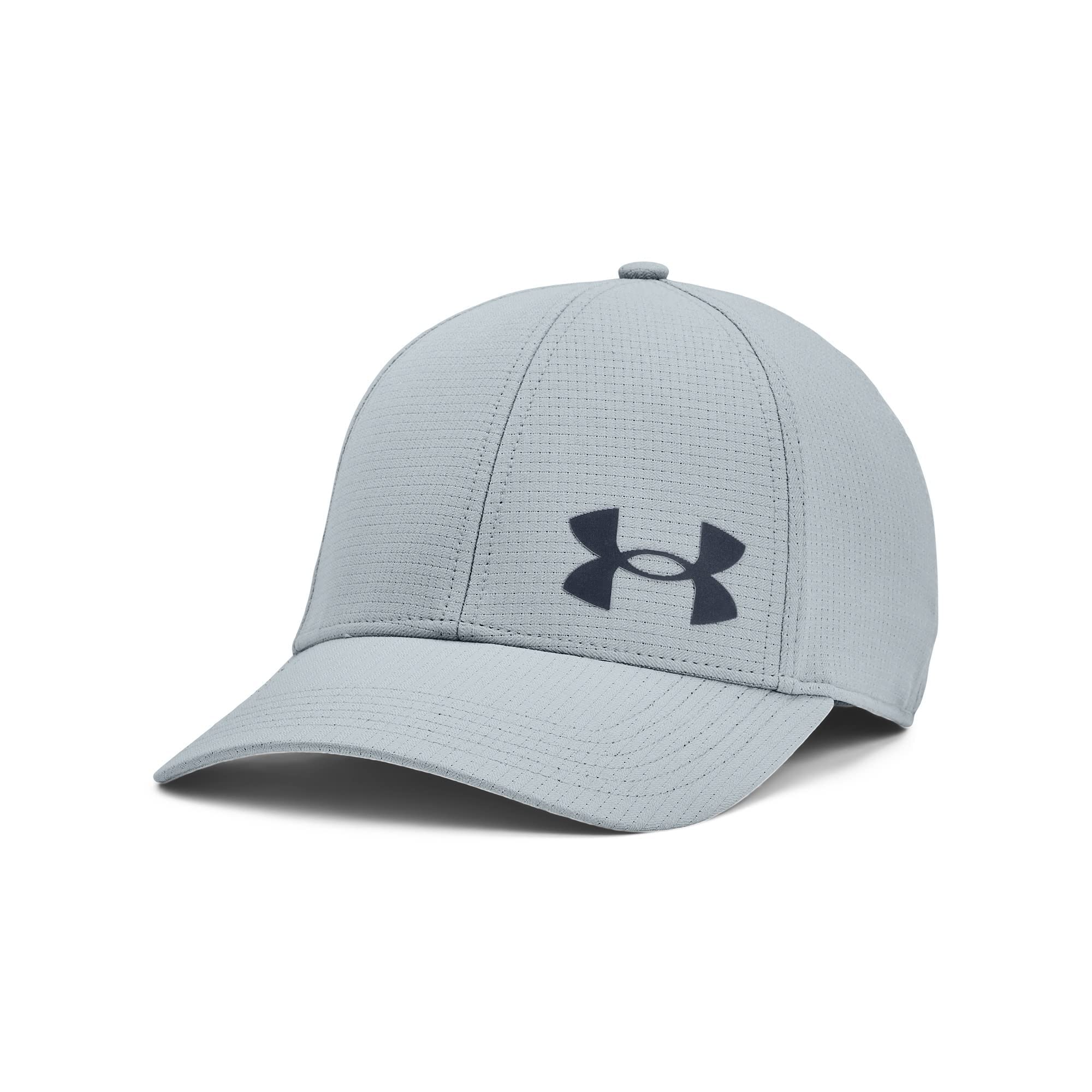 Under Armour Men's (465) Harbor Blue / / Downpour Gray Underarmour'siso-Chillarmourventfittedbaseballcap