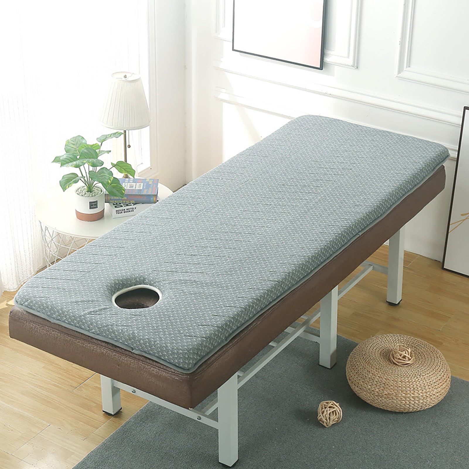 Lit à cils surmatelas respirant et matelas de table de massage pour protection de lit de beauté