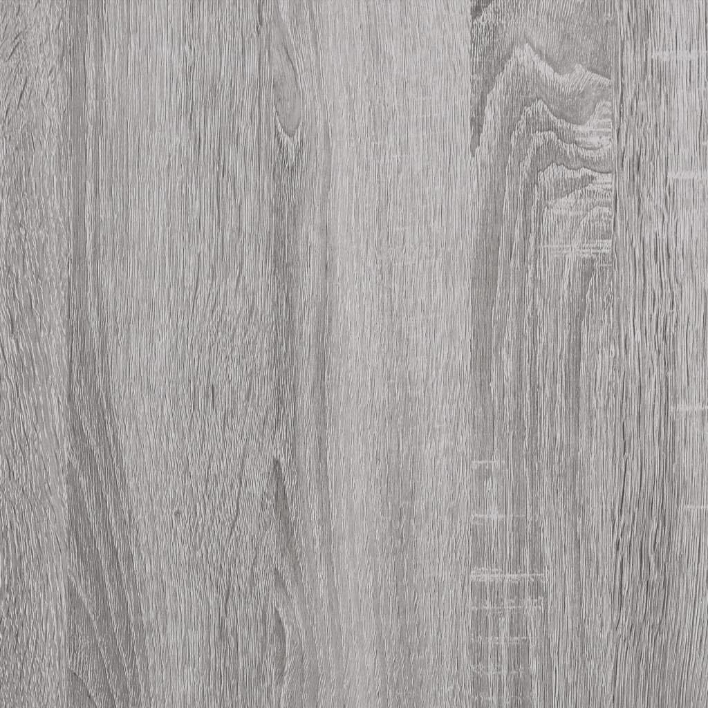 vidaXL Soporte para Acuario, Mueble con Almacenaje, Armario Base para Pecera, Estantes de Exposición, Madera de Ingeniería Gris Sonoma