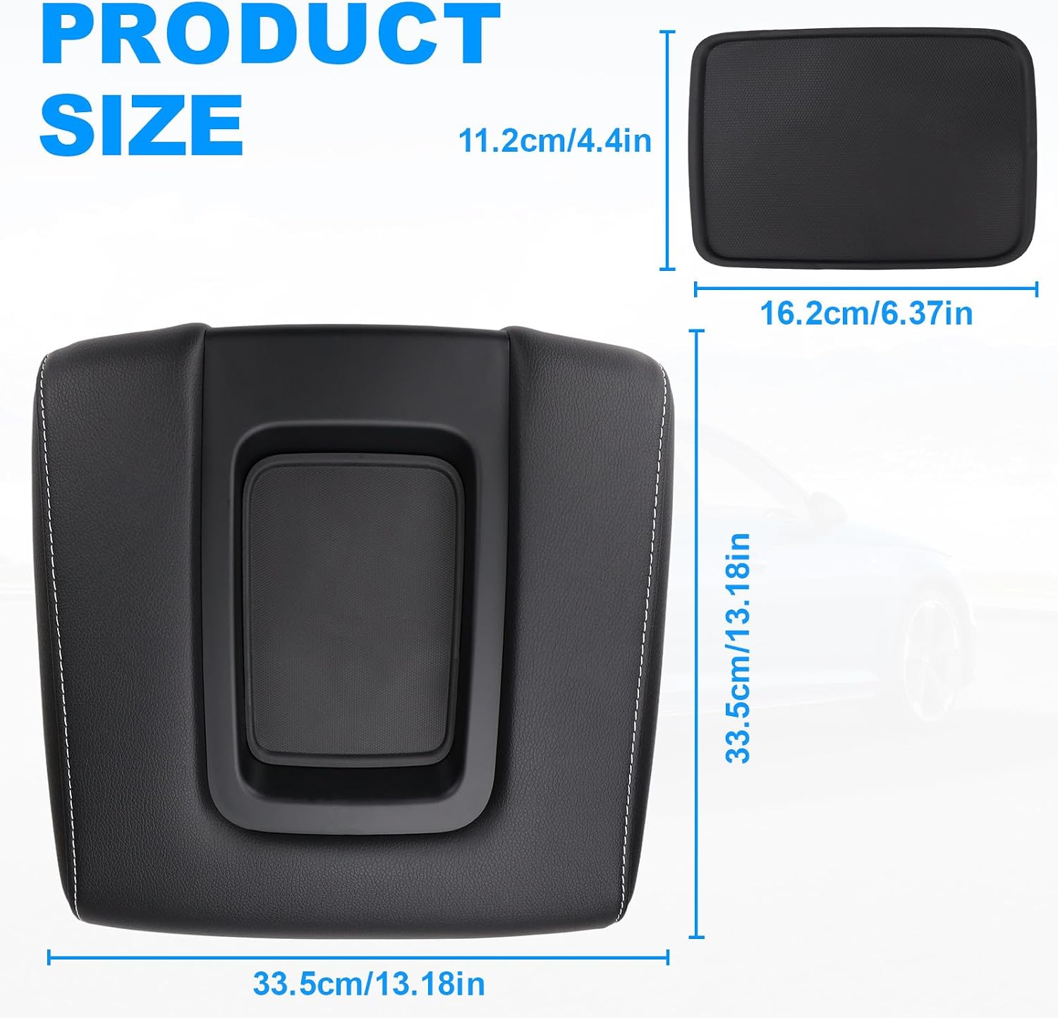 Center Console Armrest Lid for Chevrolet Chevy Silverado 1500 2500 3500 LD HD Suburban Tahoe GMC Sierra 1500 Limited 2500 3500 HD Yukon XL Cadillac Escalade ESV 2014 2015 2016 2017 2018 2019 2020
