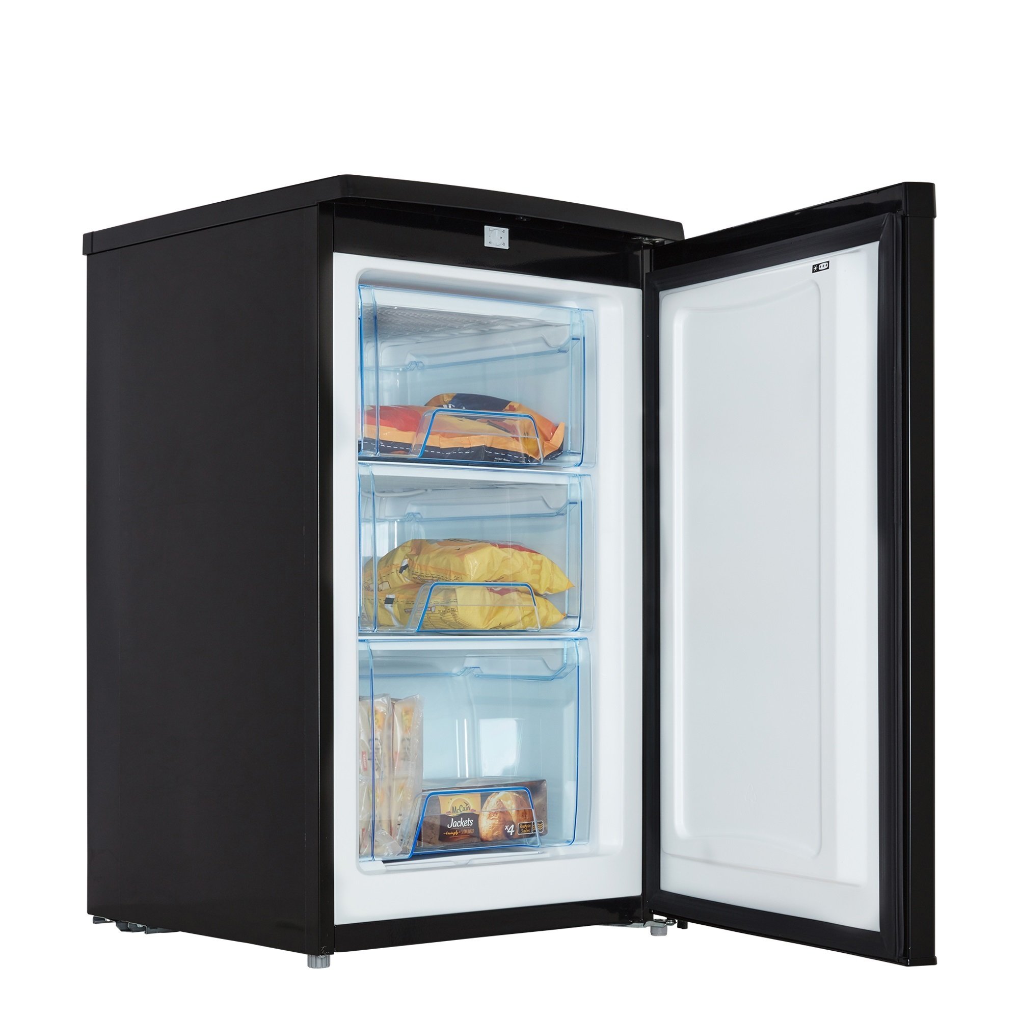 Buy Cookology Black 50cm Freestanding SidebySide Undercounter Fridge