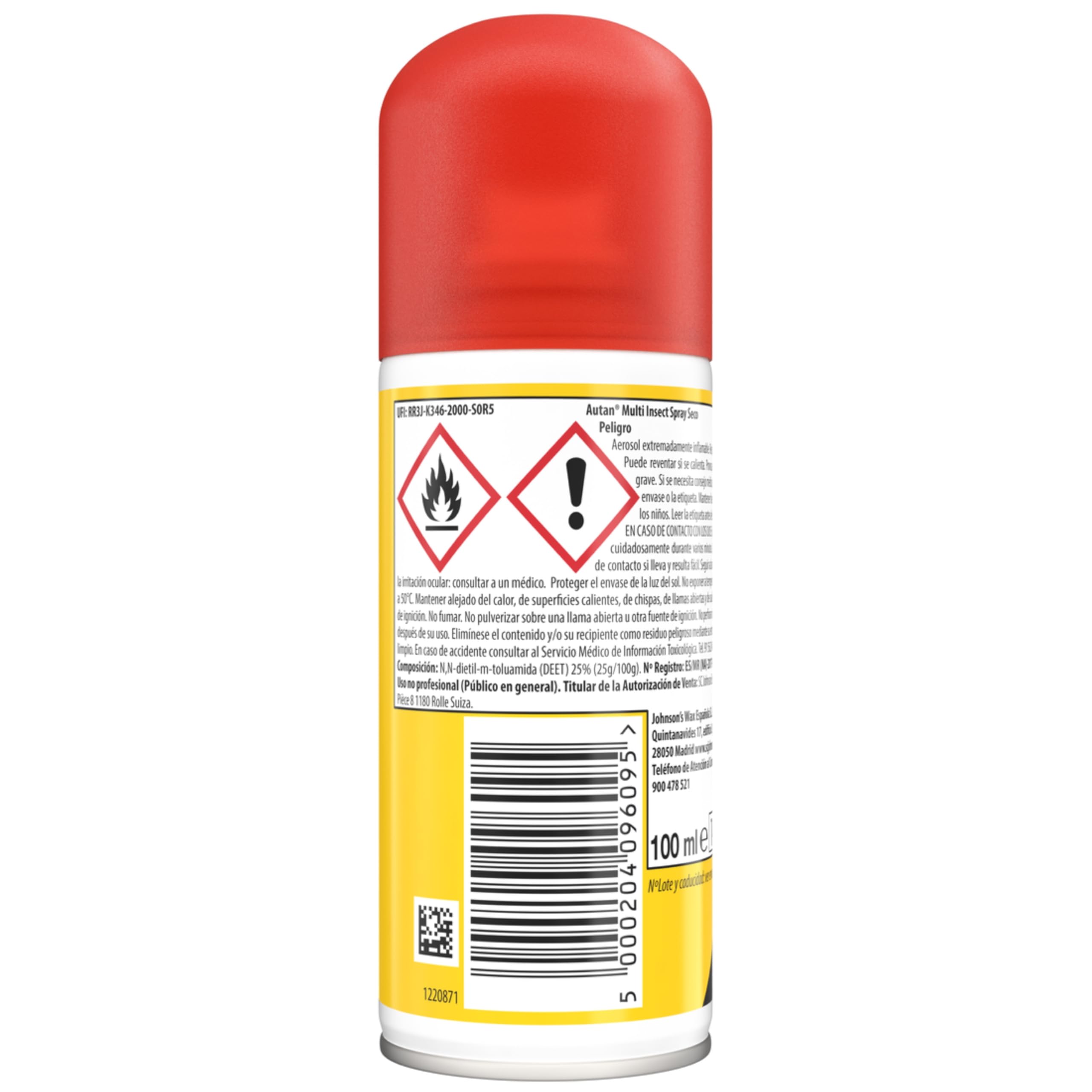 Autan Protection Plus Repelente de Mosquitos en Spray 100ml Paquete de 2