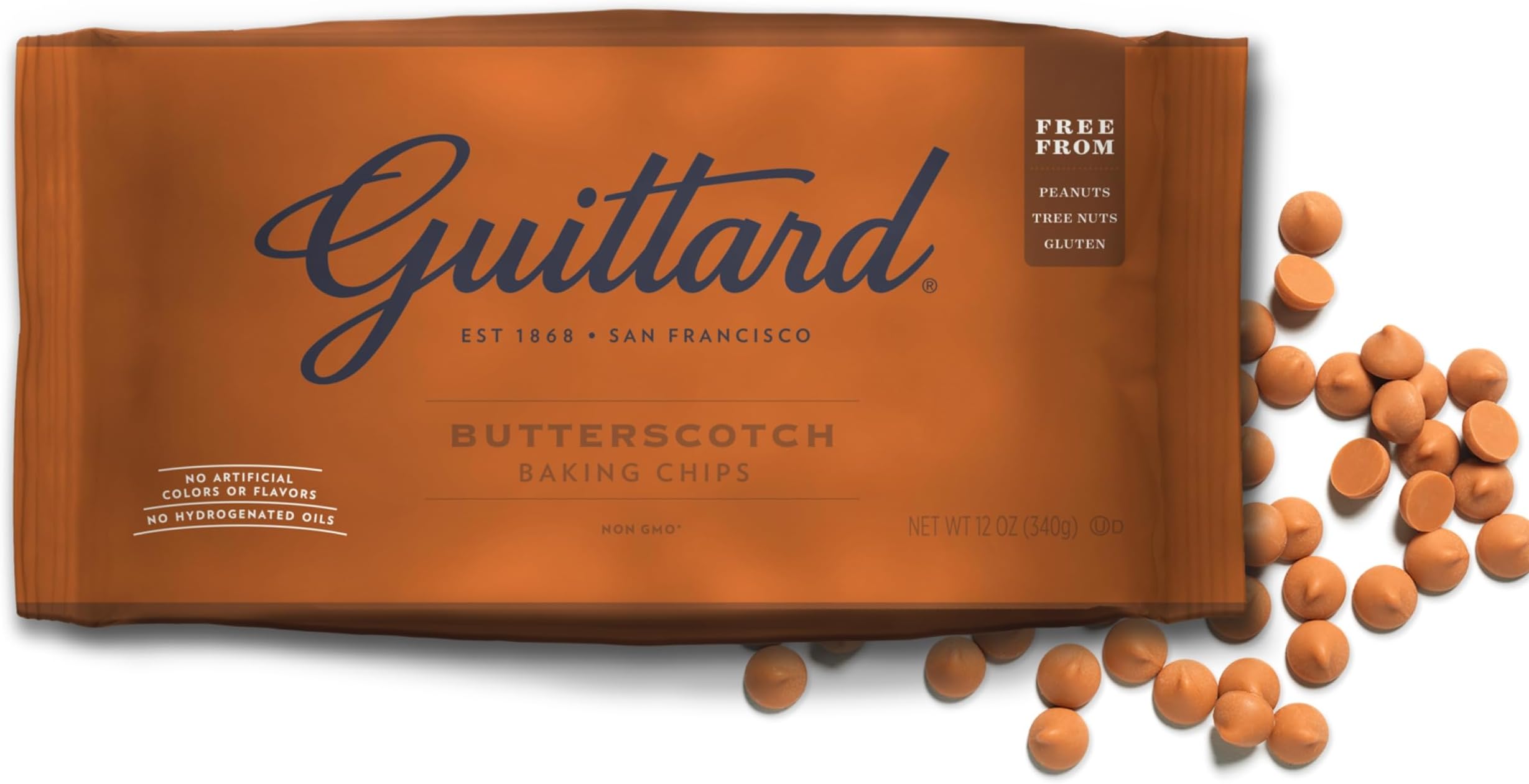 Guittard Butterscotch Baking Chips 340g x 6