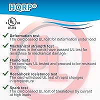 Vista 7 de HQRP Cable de alimentación de CA compatible con altavoz Bluetooth Dewalt DCR010 para el lugar de trabajo, DCR028 DCR028B Bluetooth inalámbrico
