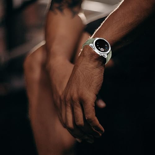 Miniatura 4 de Correa de reloj de silicona de ajuste rápido de 0.78 pulgadas compatible con Garmin Fenix 7sFenix 6sFenix 6s ProFenix 5sFenix 5s Plus, correa