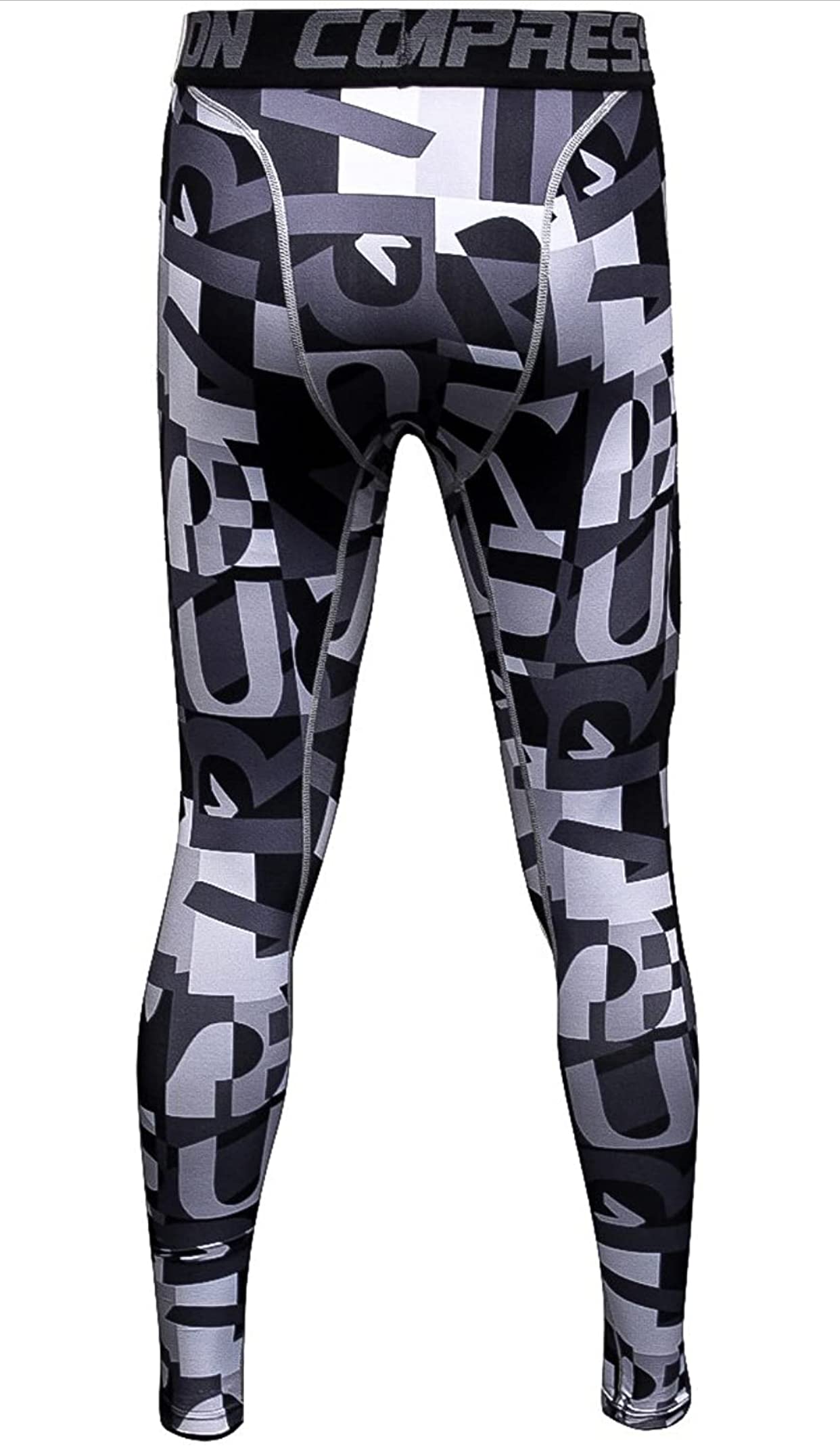 Ducomi VAN Leggings Uomo Compressione - Pantaloni Running e Yoga Elastici - Tight Fitness da Ragazzo - Abbigliamento Sportivo Leggero per Corsa, Palestra