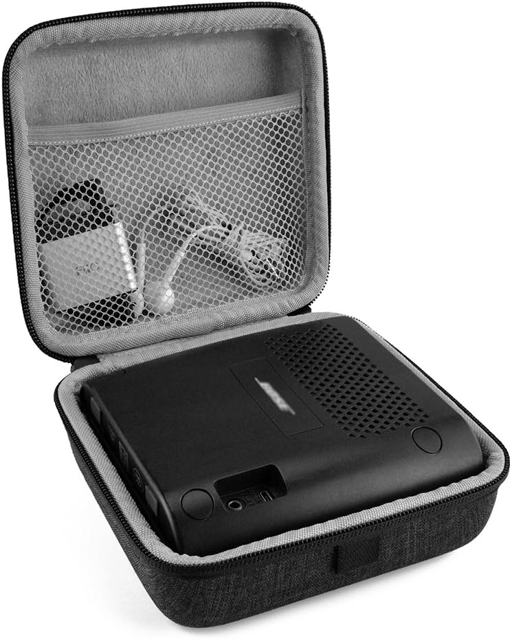 Geekria Shield Speaker Case Compatible with Bose SoundLink Color II Portable Bluetooth Wireless Speaker Case, Replacement Hard Shell Travel Carrying Bag with Cable Storage (Grey)