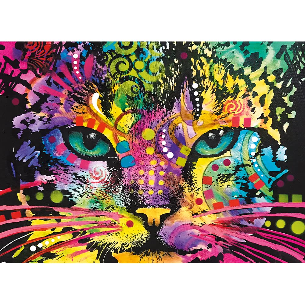 Trefl - Puzzle in legno, Gatto colorato - 1000 elementi, artigianato ligneo, forme irregolari, 100 figure di animali, moderno puzzle premium, fai da te, per adulti e bambini dai 12 anni