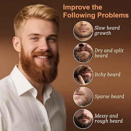 Miniatura 3 de Paquete de 5 aceites para barba sin perfume, madera de cedro, sándalo, vainilla, naranja, rellenos de calcetines de Navidad, regalos para el día del