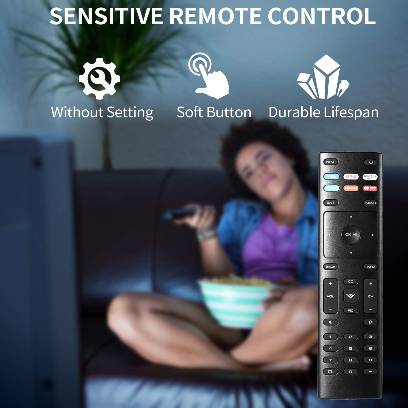 Discount 70% XRT136 Universal Replacement Remote Control Compatible with All Vizio Smart TV Include D-Series M-Series P-Series V-Series Best XRT136 Universal Replacement Remote Control Compatible with All Vizio Smart TV Include D-Series M-Series P-Series V-Series