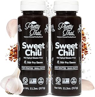 Pretty Thai Sweet Chili Sauce, Gluten Free Certified Non-GMO Authentic V...