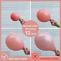 Vista 181 de PartyWoo Nude Balloons 100pcs 12 Inch Apricot Boho Fall Neutral Latex Helium Balloons for Graduation Wedding Anniversary Birthday Boy Baby Shower