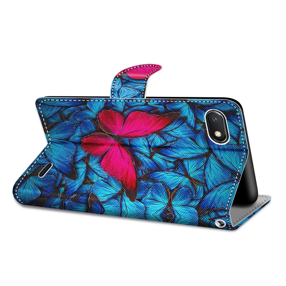 Acquista Custodia a portafoglio in pelle con motivo animale gufo 3D in rilievo Custodia a libro per iPhone Samsung Xiaomi Oppo Huawei Custodia magnetica per carte Flip Cover in Italia a partire