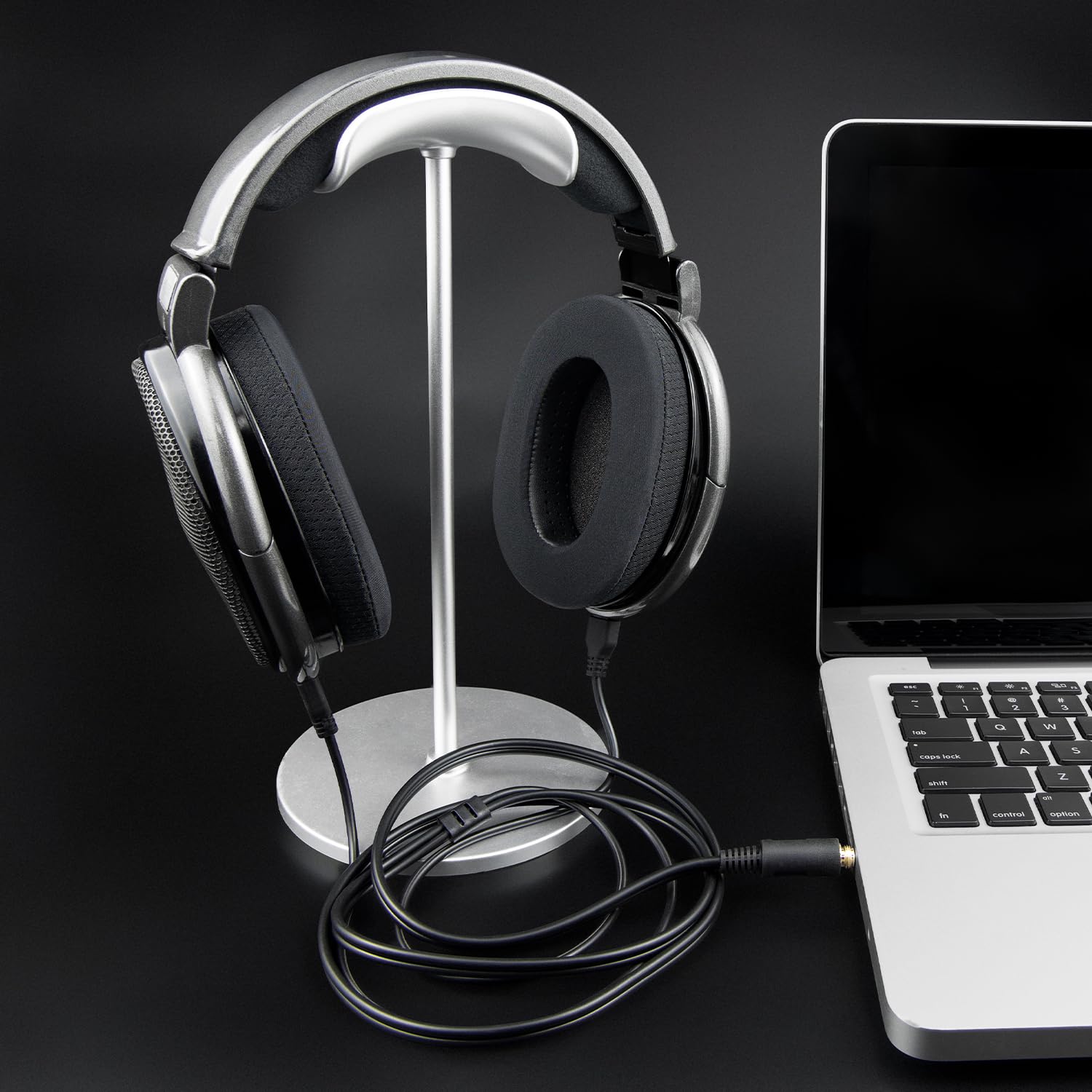 SOULWIT Kopfhörer Kabel für Sennheiser HD660S/HD660S2/HD650/HD600/HD580/HD58X/HD565/HD545/HD535/HD525/HD265, Verlängerungskabel (6N OCC-Kupfer) mit 3,5mm Stecker, 6,35mm Adapter–PVC (1,2m/4 ft)