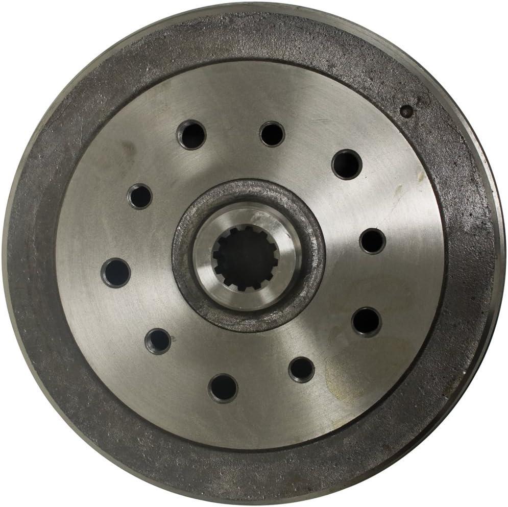 Rear Brake Drum, Chevy 4-3/4 Pattern, for Long Spline Axles, Compatible with Dune Buggy