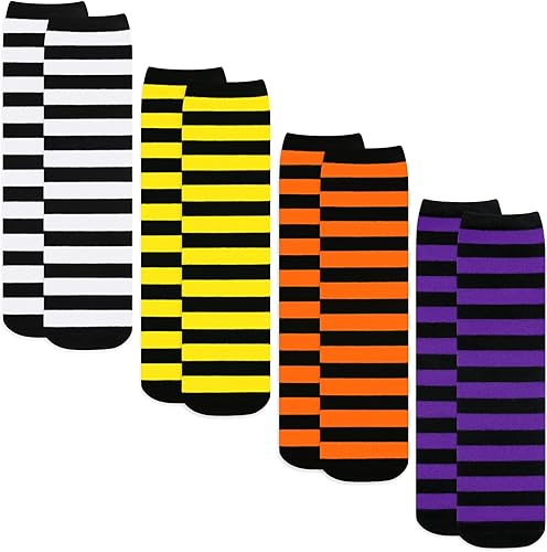 Miniatura 6 de 4 pares de calcetines de fútbol para niños pequeños, calcetines de fútbol para niñas, calcetines de fútbol para niños pequeños, calcetines de tubo