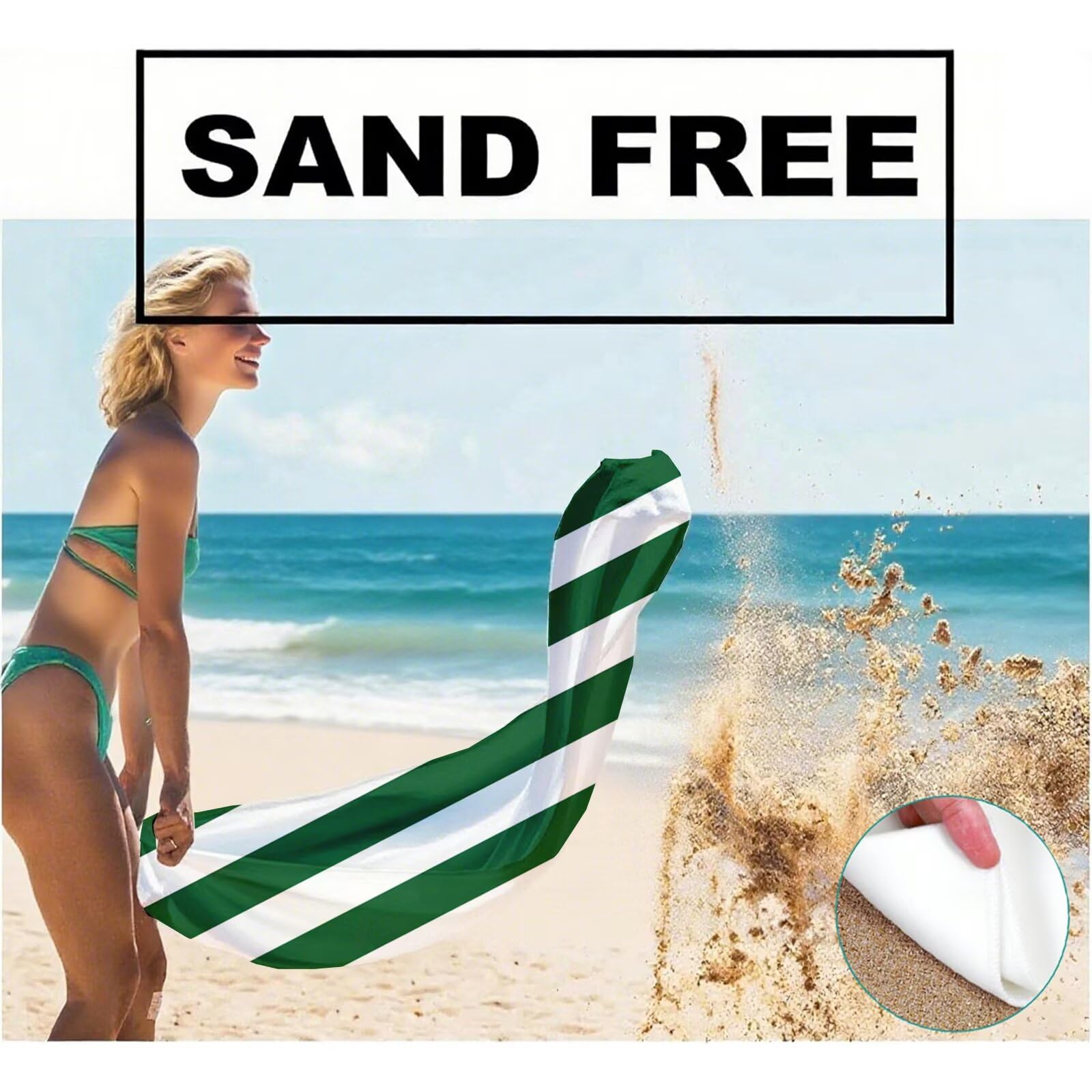 Toallas de Playa Microfibra Sencillez Toalla Playa Grande 180x90 cm Mujer Hombre Secado Rápido Absorbente Toallas Gimnasio Suave Sin Arena Toalla Microfibra para Playas Piscina Viajes Camping Q-315