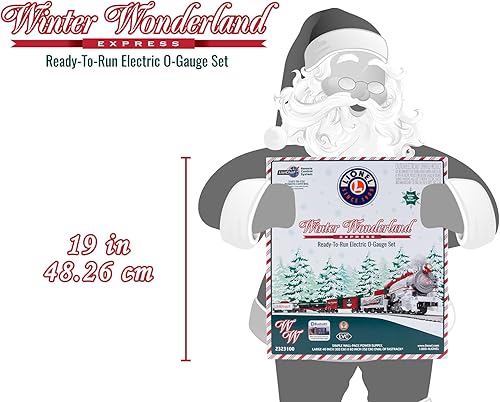 Miniatura 10 de Lionel Winter Wonderland LionChief 5.0 - Juego de tren eléctrico con Bluetooth y control remoto, un color