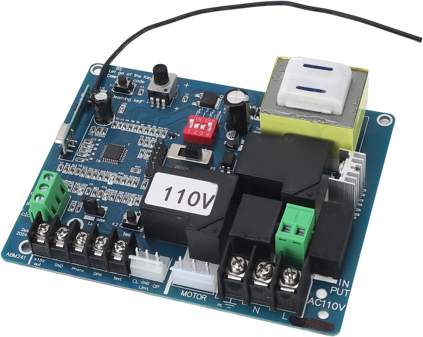 Keenso Universal Electronic Door Control Board for Sliding Gate Opener Efficient Main Control Panel Easy to Install and Use for Factories and Residences Material: Electronic Components (110V)