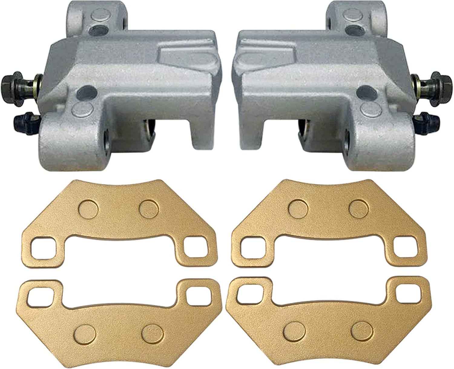 M MATI Rear Left Right Brake Calipers W/Pads for Arctic Cat Side by Side HDX 700 XT Crew Prowler XTZ 1000 Wildcat 4 1000 4X 1000 1502-730 1502-731