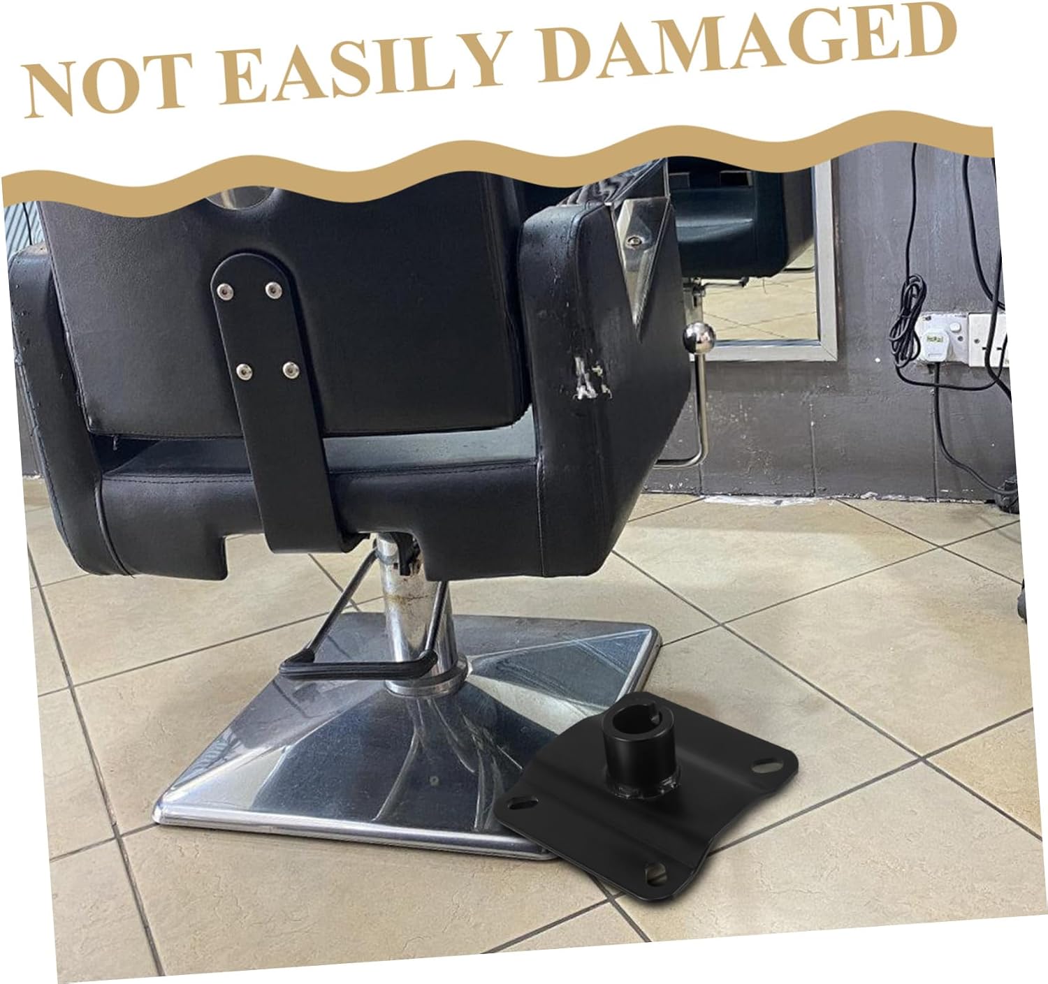 Barber Chair Chassis Replacement Part Iron Universal Fit for Salon Chairs