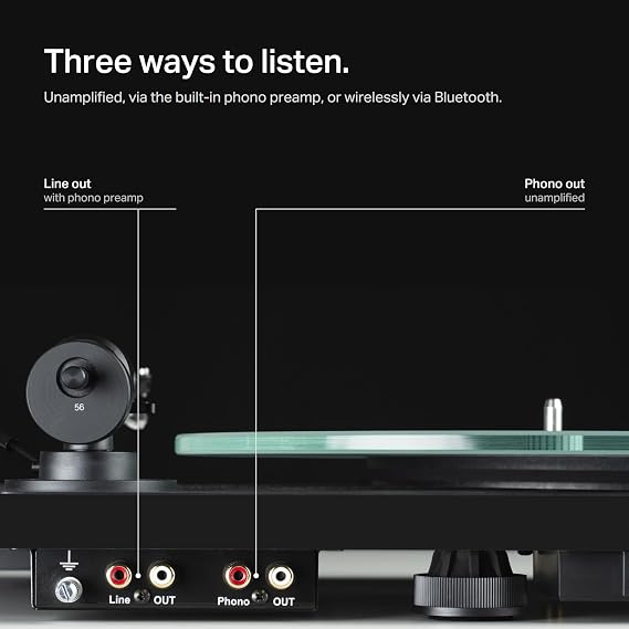 Pro-Ject T1 Evo BT Turntable with OM10 Cartridge (White)