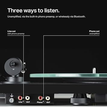 Pro-Ject T1 Evo BT Turntable with OM10 Cartridge (White)
