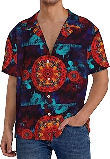 Personalized Cuban Shirt, Short Sleeve Camp Collar for Summer Festivities