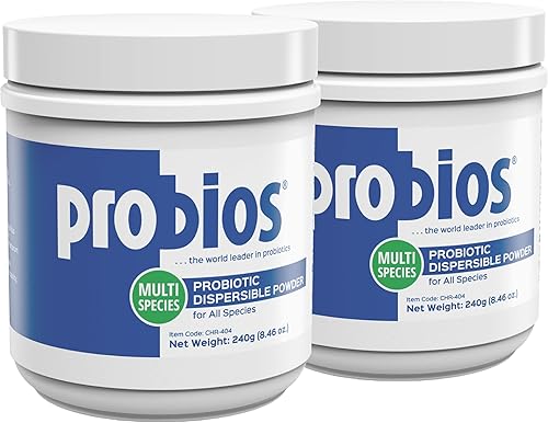 Probios Probiótico de apoyo digestivo para todas las especies, probióticos para la salud intestinal, polvo dispersable, 8.47 oz (paquete de 2)