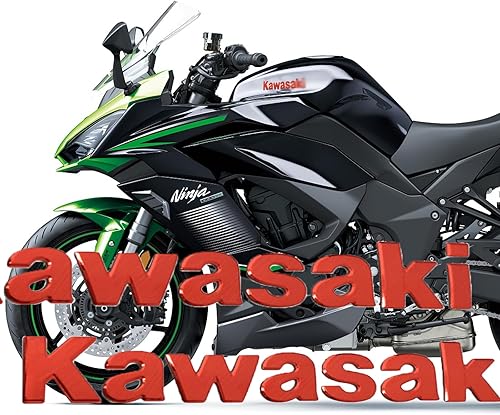 Miniatura 4 de Emblema de motocicleta Kawasaki Logo 3D Calcomanías de PVC Adhesivo de tanque de combustible para Kawasaki Z125 Z250 Z300 Z650 Z750 Z800 Z900 Z1000
