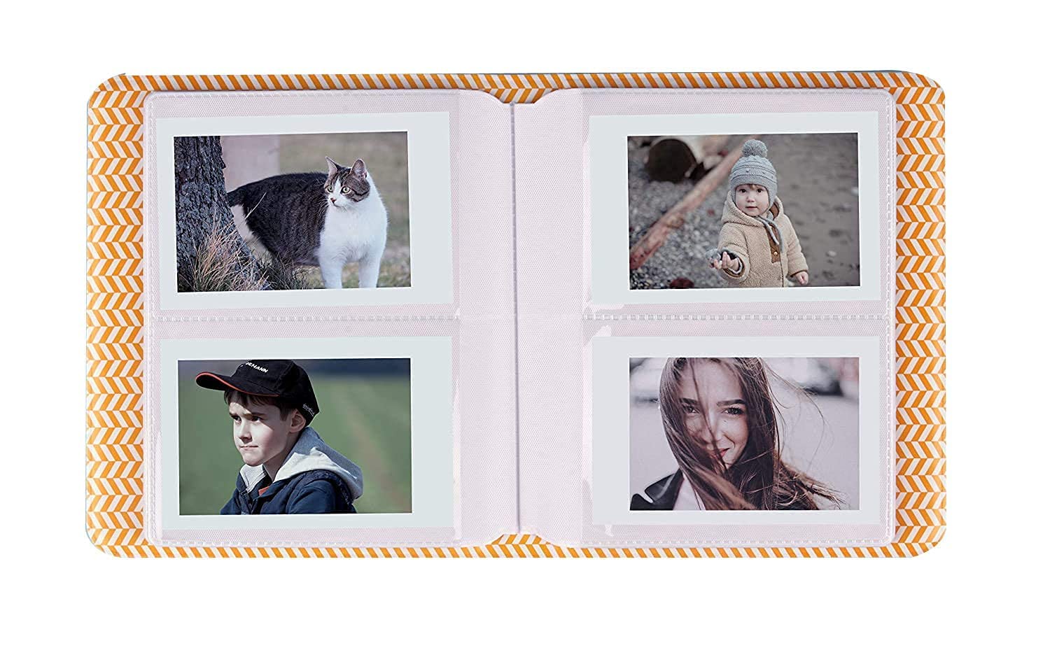 Stela 64 pockets in-stax mini album with 5 pieces magnet frame for mini 7/8/9, Magnet frame for fridge 2