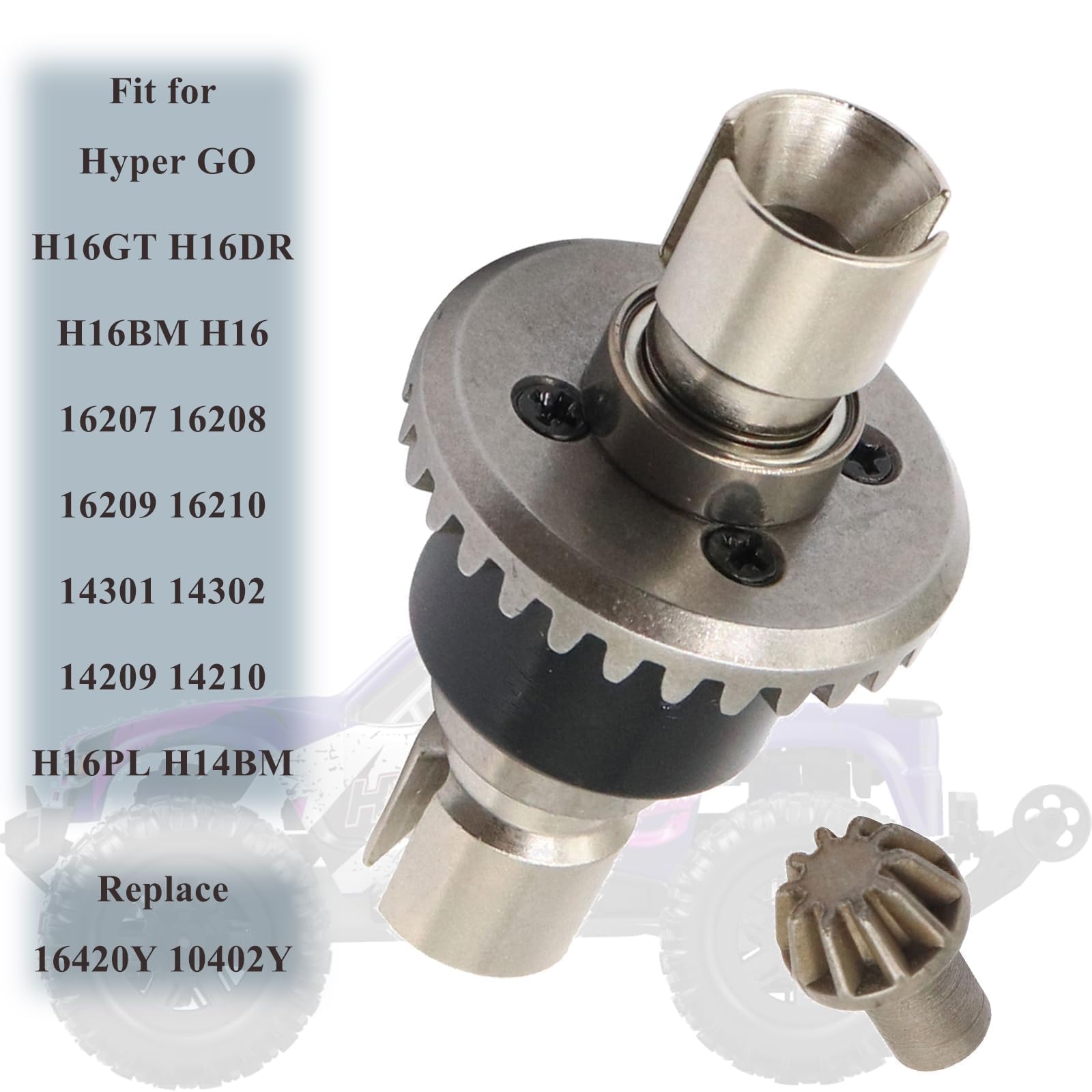 Amazon.com: Differential Drive Gear 16420Y 10402Y Fit for Hyper GO