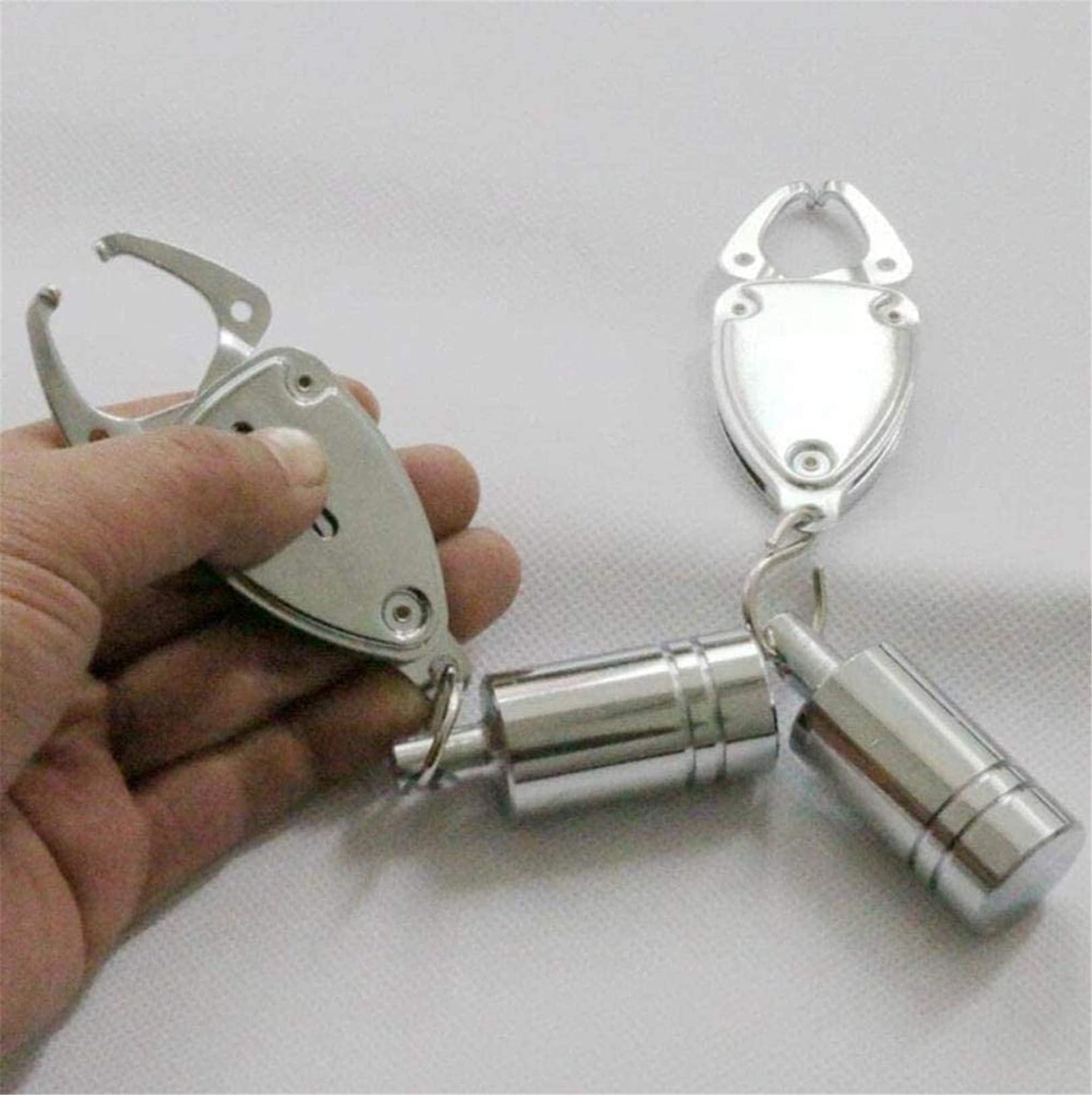 Fetisch Bondage Stahl Brustklemmen/Nipple Clamps für Frauen Paare, 1 Paar Metall Schwer Nippel Klemmen Stimulator mit Anhänger Extrem SM Brüste Klitoris Klammern