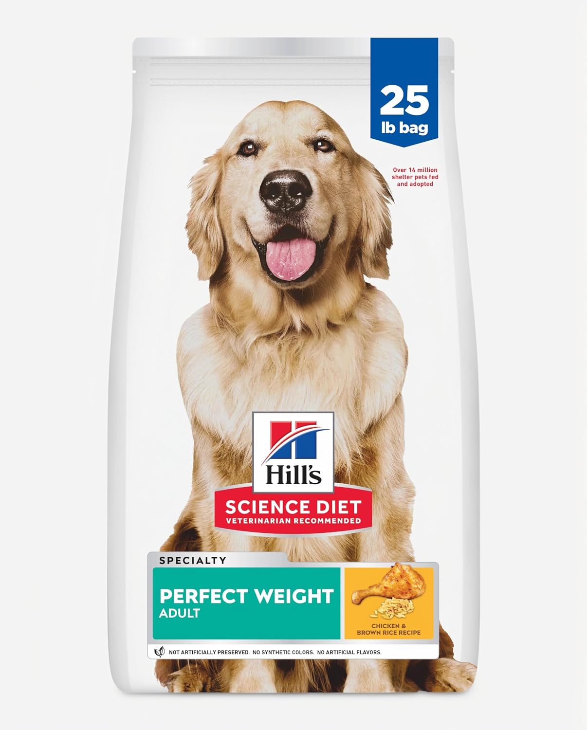 Hill's Science Diet Adult Perfect Weight dry dog food 25 lb bag