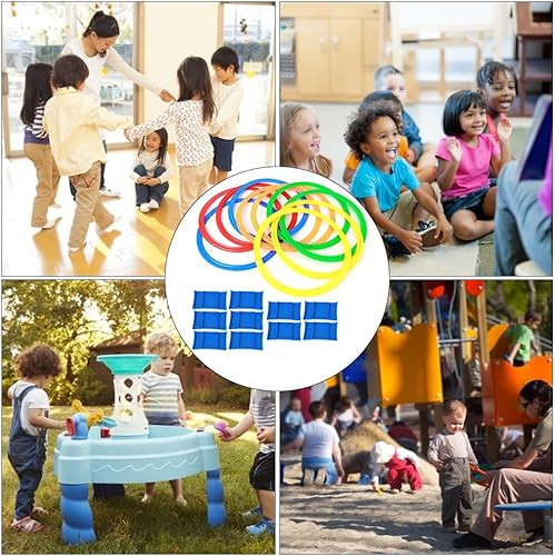 Miniatura 7 de Tgoon Anillos de velocidad de entrenamiento, aros de agilidad duraderos y confiables para exteriores