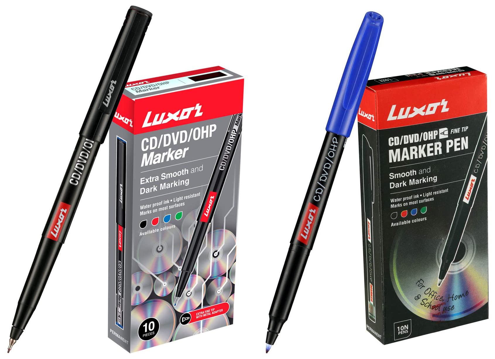 Luxor 1236 Cd/Dvd/Ohp Marker - Black - Box Of 10 1237 F Cd/Dvd/Ohp Fine Point Marker - Blue - Box Of 10 (B0B93ZD9W1) Amazon Price History, Amazon Price Tracker