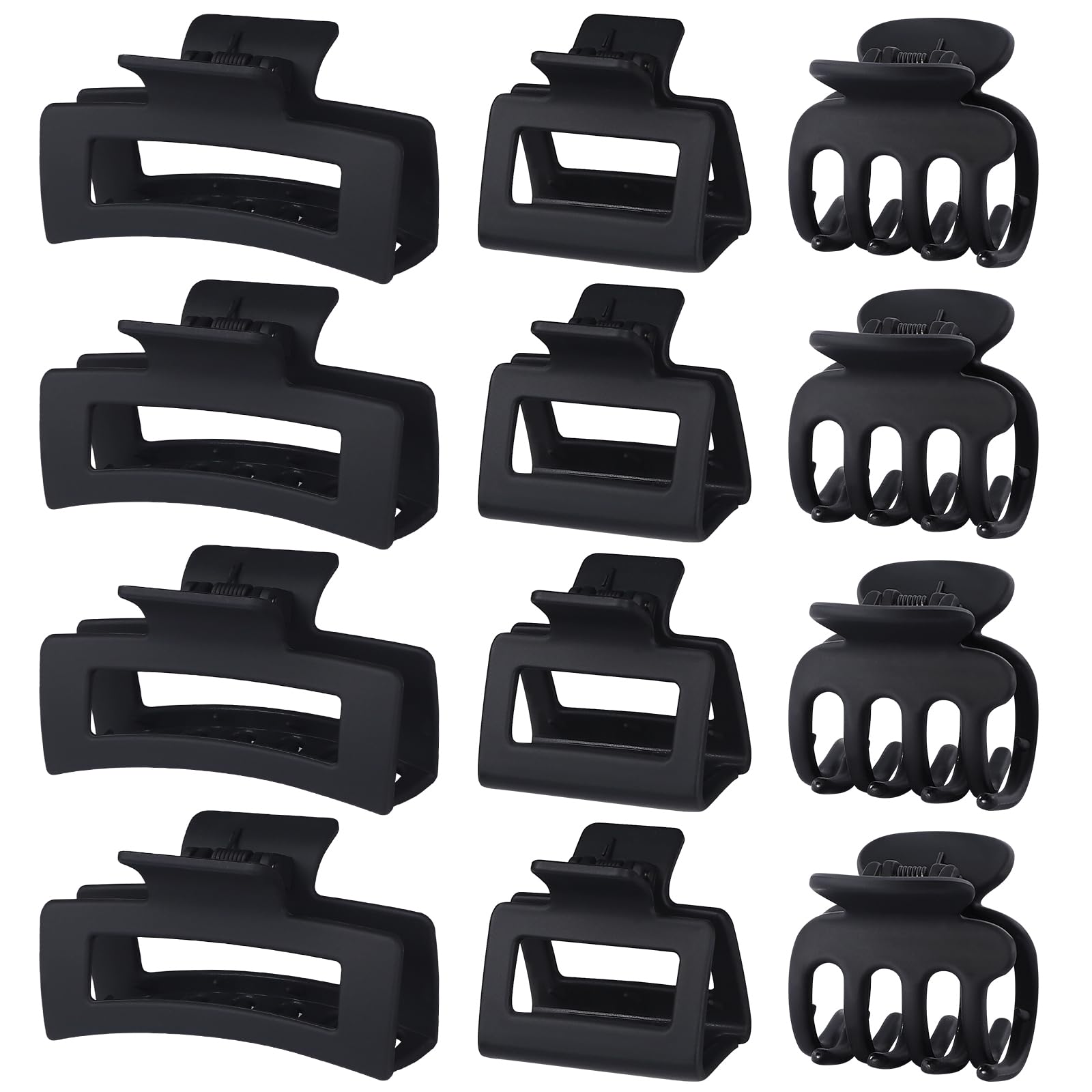 Cute Claw Clips for Women - 12 Pack -16