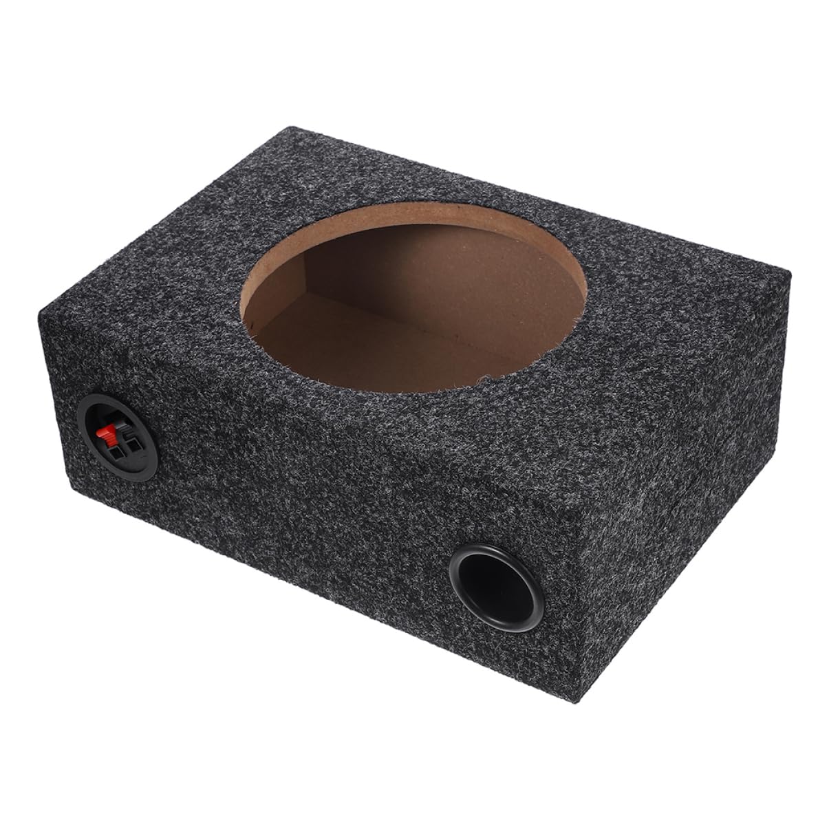 Subwoofer para Coche Caja De Madera Portátil Caja De Subwoofer para Automóvil y Camión para Sistema De Sonido Coche