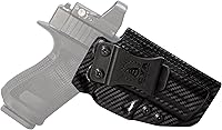 Vista 104 de CYA Supply Co. - Fundas IWB de fibra de carbono listas para ópticas - Múltiples ajustes - Compañía de veteranos - Hecho en EE. UU