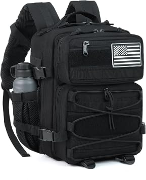 J.SH 9L Mini Tactical Backpack for Men, Small Military MOLLE Pack