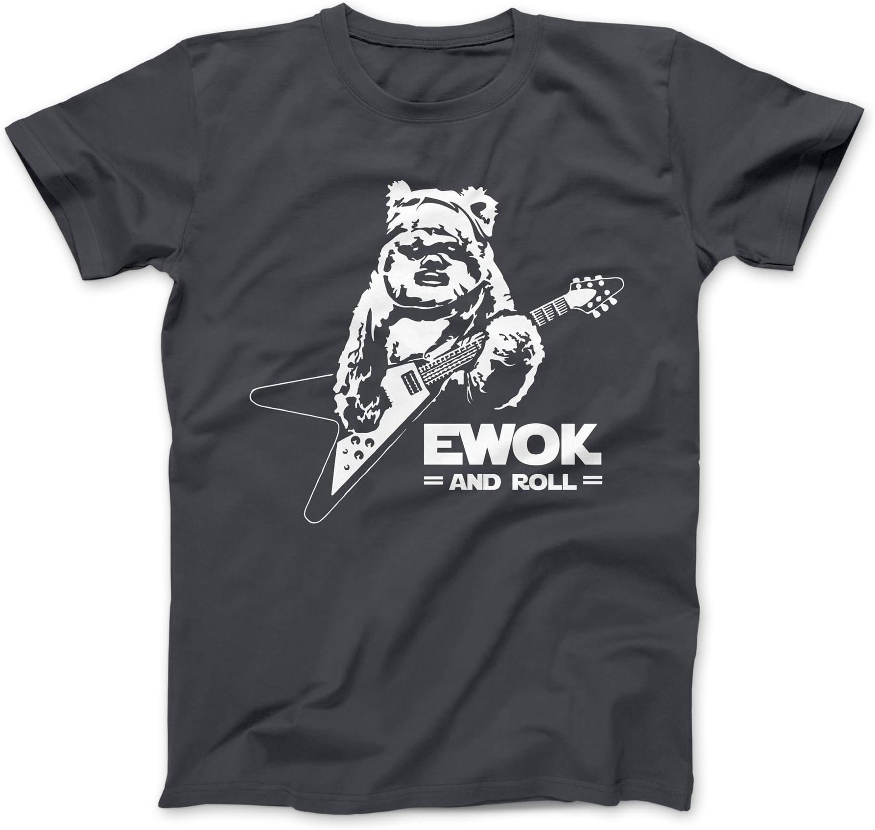 Bees Knees TeesEwok and Roll Guitar Funny T-Shirt