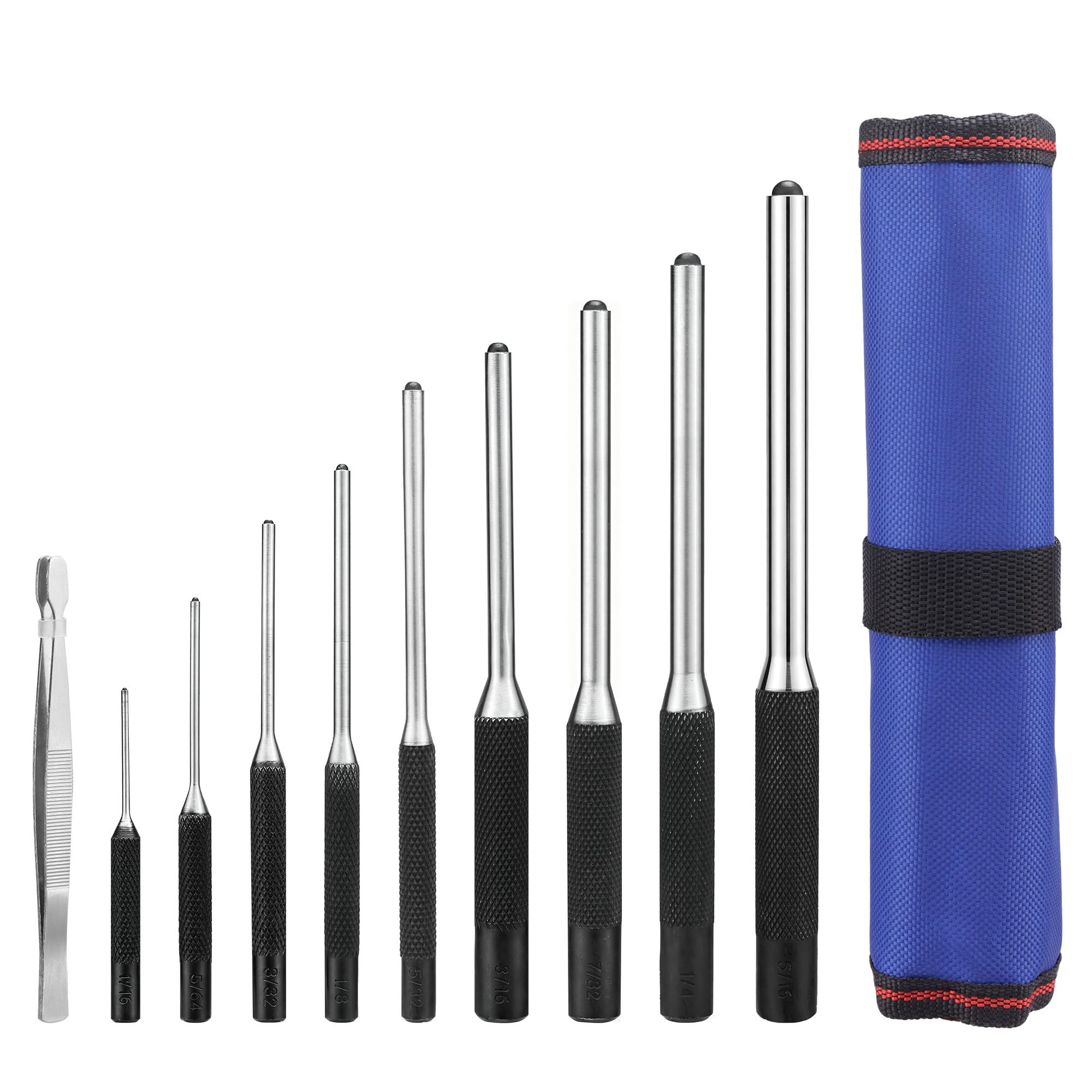 WORKPRO Roll Pin Punch Set - 9 Pcs -1