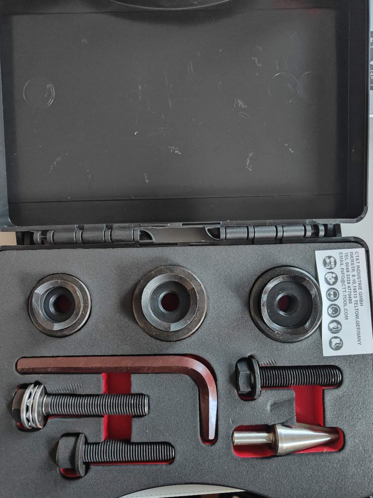 Schraublochstanzen Set mit 28,3 32 35mm Lochstanzen- Blechlocher