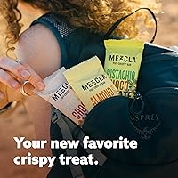 Vista 8 de Mezcla - Barras de proteína vegana sin gluten hechas con chocolate oscuro, proteína de guisantes, almendras y más, aperitivo saludable, mantequilla