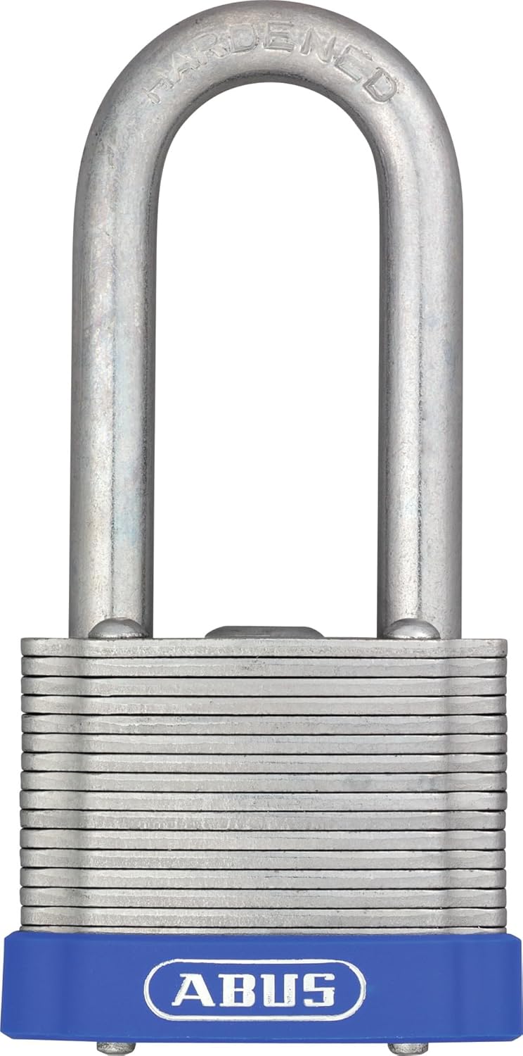 ABUS Laminated Padlock 41/40HB50 with Long Shackle - 2 Keys – Heavy-Duty, Weather-Resistant Lock for High-Security Applications