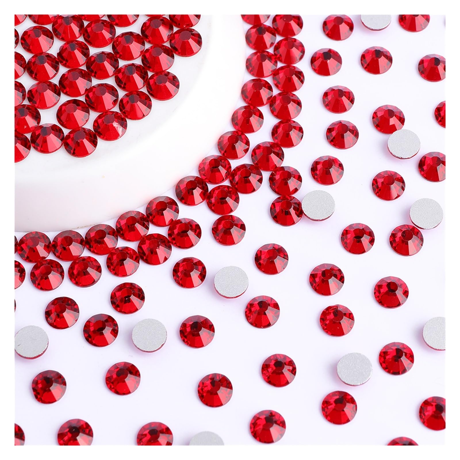 Glass Nail Art Rhinestones Glitter Round Flatback Crystal SS6 SS20 Manicure