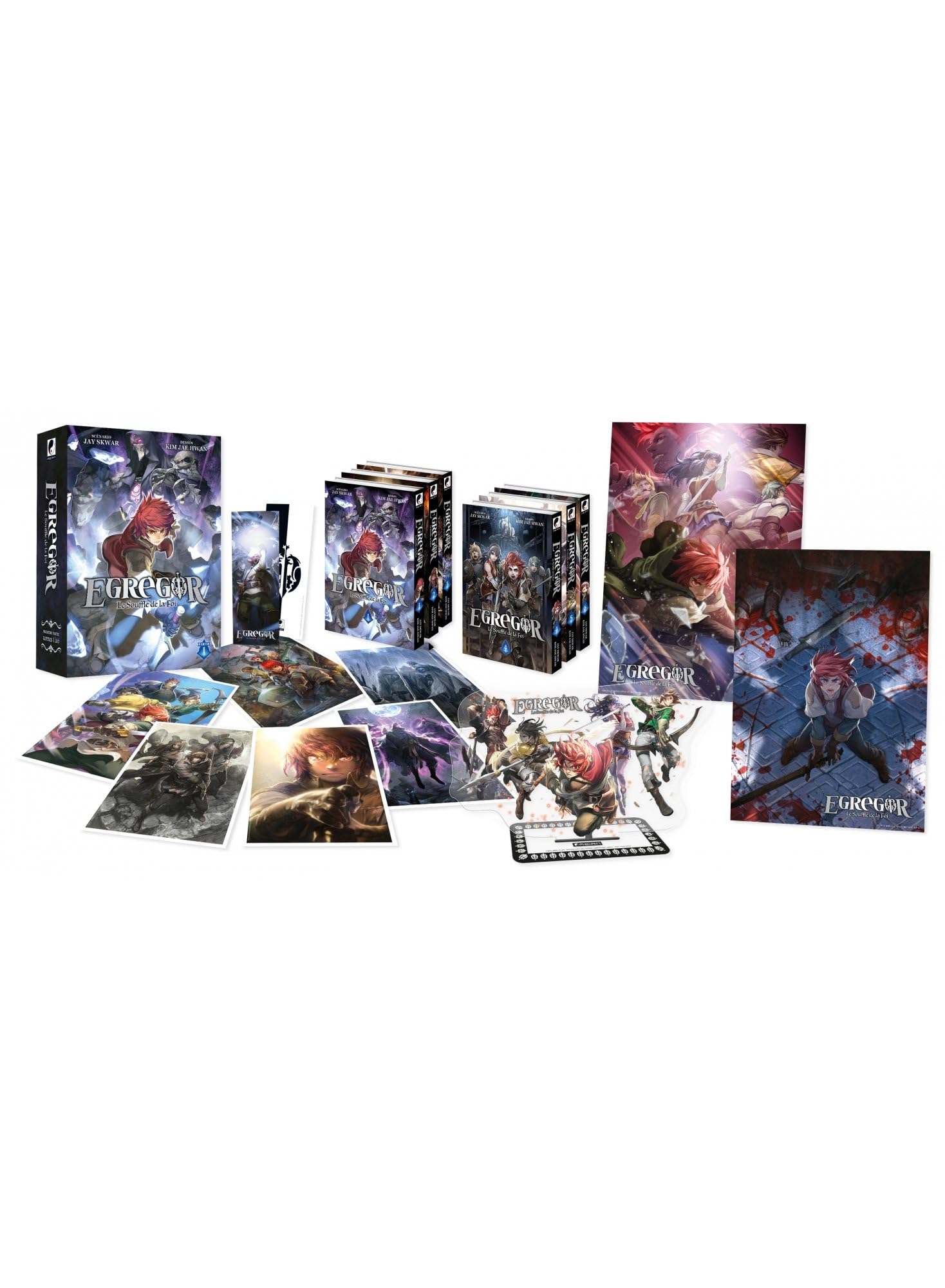 Egregor - Partie 1 (Tomes 01 à 06) - Coffret 6 Mangas Collector limité