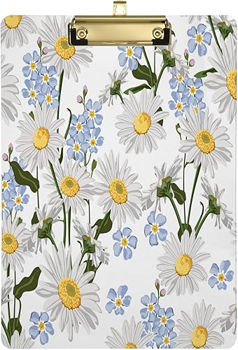 KJIZMO Portapapeles acrílicos con clip de perfil bajo, tamaño estándar A4 de 9 x 12.5 pulgadas para escribir dibujos, tableros de clip para